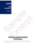 process improvement proposal process improvement proposalpdf