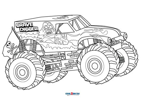 grave digger coloring page  monster truck coloring pages  xxx hot