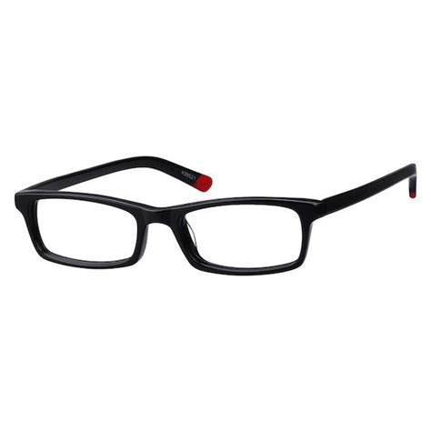 black rectangle glasses 439521 zenni optical eyeglasses glasses