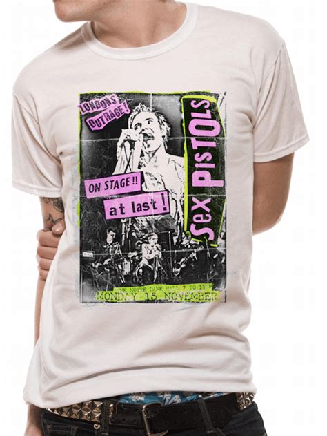 Sex Pistols London Outrage T Shirt Tm Shop