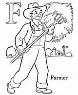 Coloring Farm Pages Preschool Popular Colouring sketch template