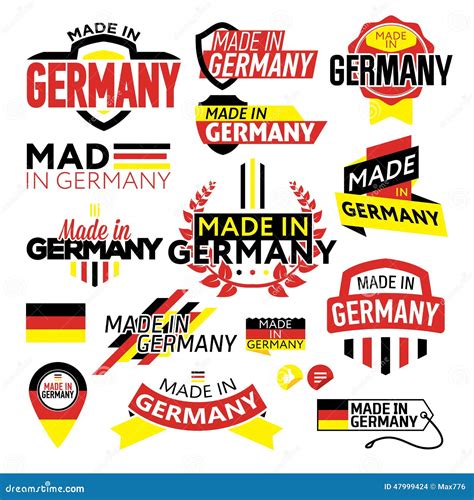 label   germany stock vector illustration  manufacturing