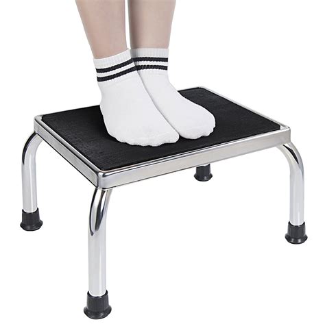 vaunn medical foot step stool  anti skid rubber platform lightwei