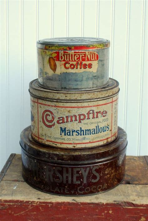 tins images  pinterest vintage tins tin cans  vintage