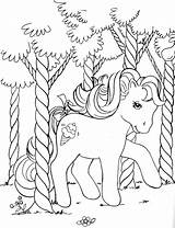 Coloring Pages Pony Little Poney Adult Colouring G1 Kids Mon Petit Coloriage Unicorn Filly Mlp Horse Books Arc Ciel Choose sketch template