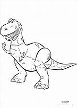 Toy Story Coloring Pages Rex Getcolorings Color Printable Print sketch template