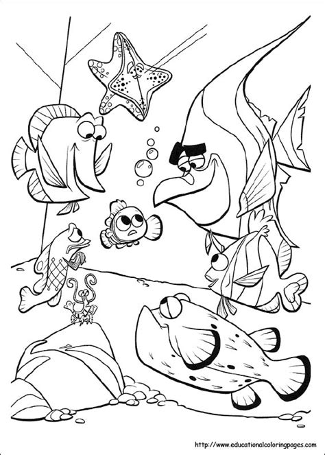 coloring pages  kids finding nemo coloring pages