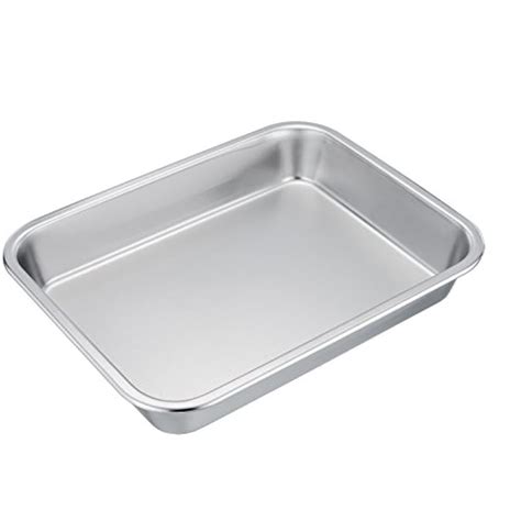 stainless bakeware steel square rectangular pan  side pan compact