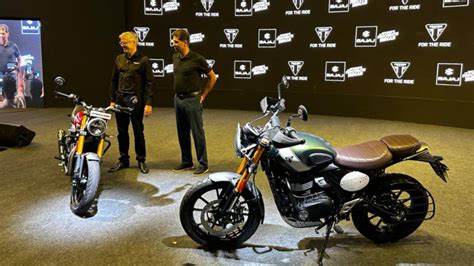 triumph speed  launched  india  rs  lakh overdrive