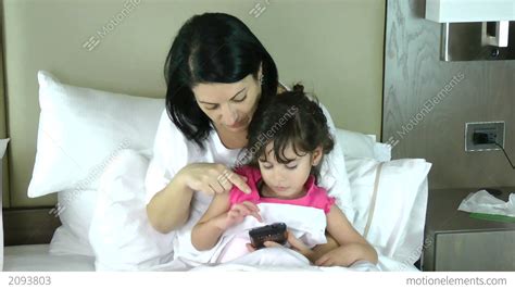 Mother Teaching Her Little Daughter To Play In The Stock Video Footage
