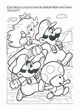 Coloring Mario Pages Christmas Brothers Printable Getcolorings Getdrawings sketch template