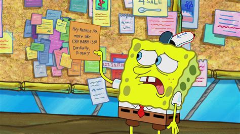 spongebuddy mania spongebob episode bulletin board