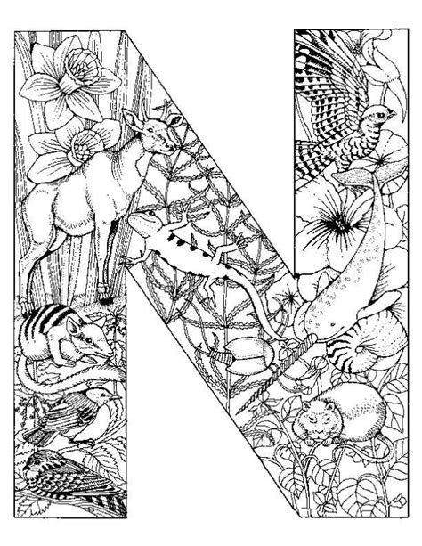 detailed coloring pages animal coloring pages animal alphabet letters