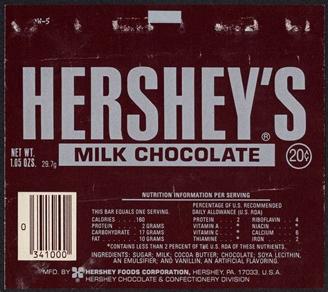 hershey bar wrapper dimensions awesome design layout templates