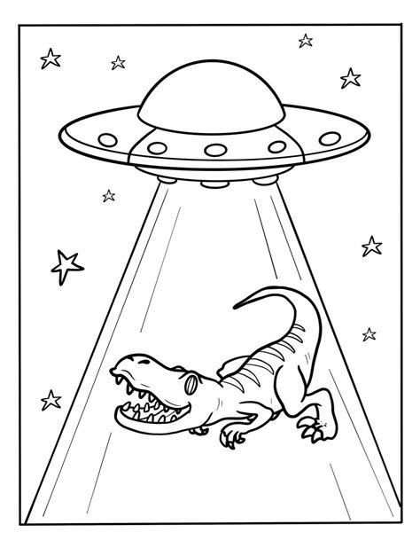 aliens coloring pages  kids  printable dinosaur pictures