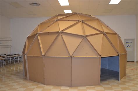 building  cardboard planetarium october