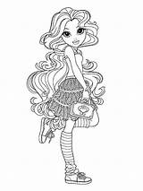 Pages Coloring Moxie Girls Printable Girlz sketch template