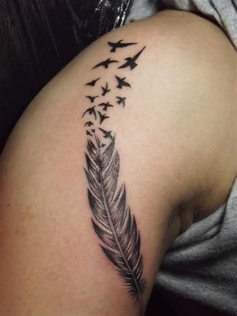 Feather And Birds Tattoo Tattooimages Biz Hot Sex Picture