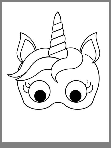 pin  kayla kuhn  holiday activities unicorn mask mask  kids