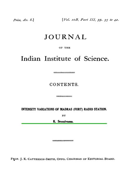 indian science institute