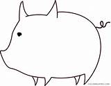 Coloring4free Pig Coloring Pages Outline Printable Related Posts sketch template