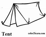 Tent Coloring 230px 24kb sketch template
