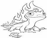 Frozen Coloring Pages Printable Bruni Salamander Fire Book sketch template