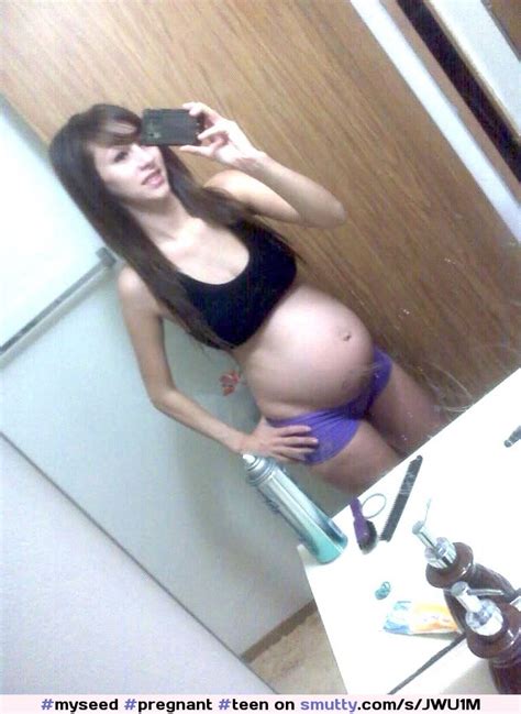 Pregnant Teen Selfie Cute Preggo Nn Breeding