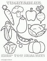 Coloring Food Healthy Pages Printable Foods Vegetables Unhealthy Drawing Kids Sheets Colouring Vegetable Preschool Cute Print Sheet Fruit Albanysinsanity Without sketch template