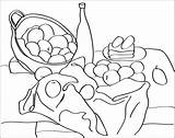 Still Life Coloring Pages Colouring Drawing Color Lessons Drawings sketch template
