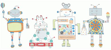 naomi draws robots  papercraft inspirations
