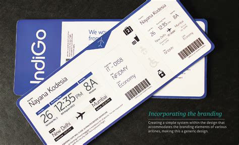 boarding pass  behance