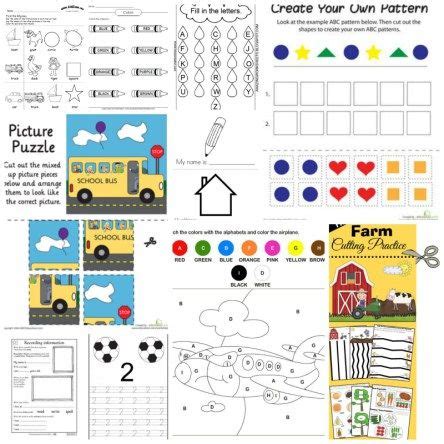 ready  kindergarten bingo preschool worksheets kindergarten