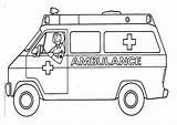 Ambulance Coloring Pages Printable Kids Da Choose Colouring Board Truck Hospital sketch template