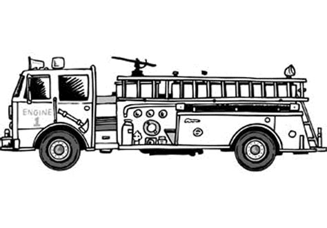 print  educational fire truck coloring pages giving