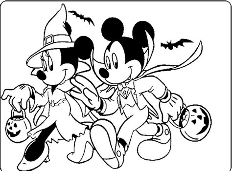 minnie mouse coloring pages halloween kidsworksheetfun