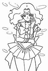 Neptune Sailor Scouts Saturn Getcolorings sketch template