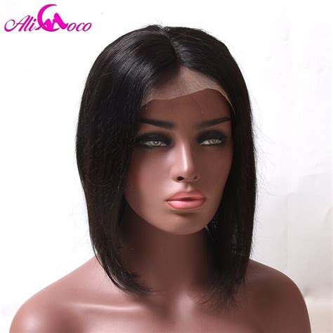 Buy Ali Coco Short Bob Wig For Women 13x4 Lace Frontal