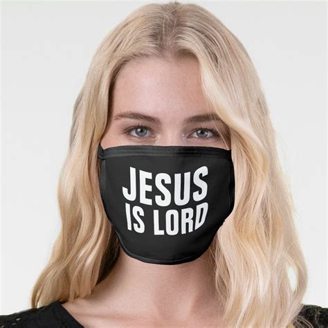 jesus  lord christian mask zazzlecom   face mask mask