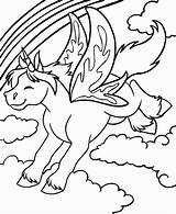 Coloring Neopets Pages Animated Colouring Cloud sketch template