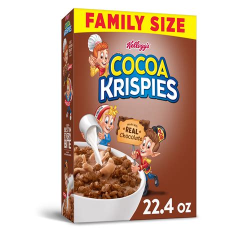 kelloggs cocoa krispies breakfast cereal original family size