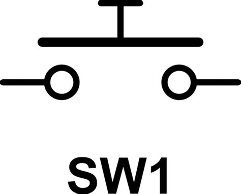 switches push button switch symbol electrical engineering stack exchange