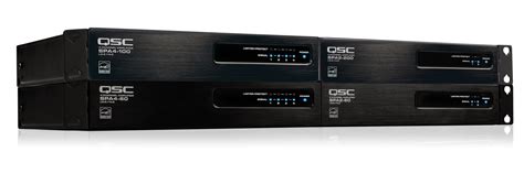 spa series energy star amplifiers qsc