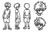 Hunter Killua Coloring Pages Printable Xcolorings 52k Resolution Info Type  Size Jpeg sketch template