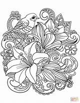 Flores Supercoloring Alondra sketch template