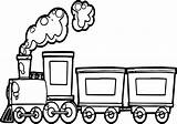 Train Coloring Cartoon Pages Drawing Funny Clipart Kids Printable Sheets Cars Wecoloringpage Book sketch template