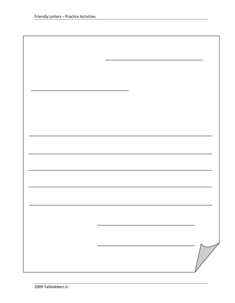 blank letter writing template  kids professional template examples