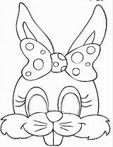 Easter Mask Template Bunny Kids Rabbit Masks Templates Printable Face Crafts Craft Printables Paper Pages Google Coloring Colouring Pano Seç sketch template