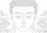 Coloring Pages Nirvana Buddha sketch template