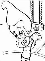 Pages Coloring Jimmy Neutron sketch template